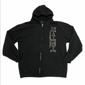 Death Note Shonen Jump zip up hoodie size large